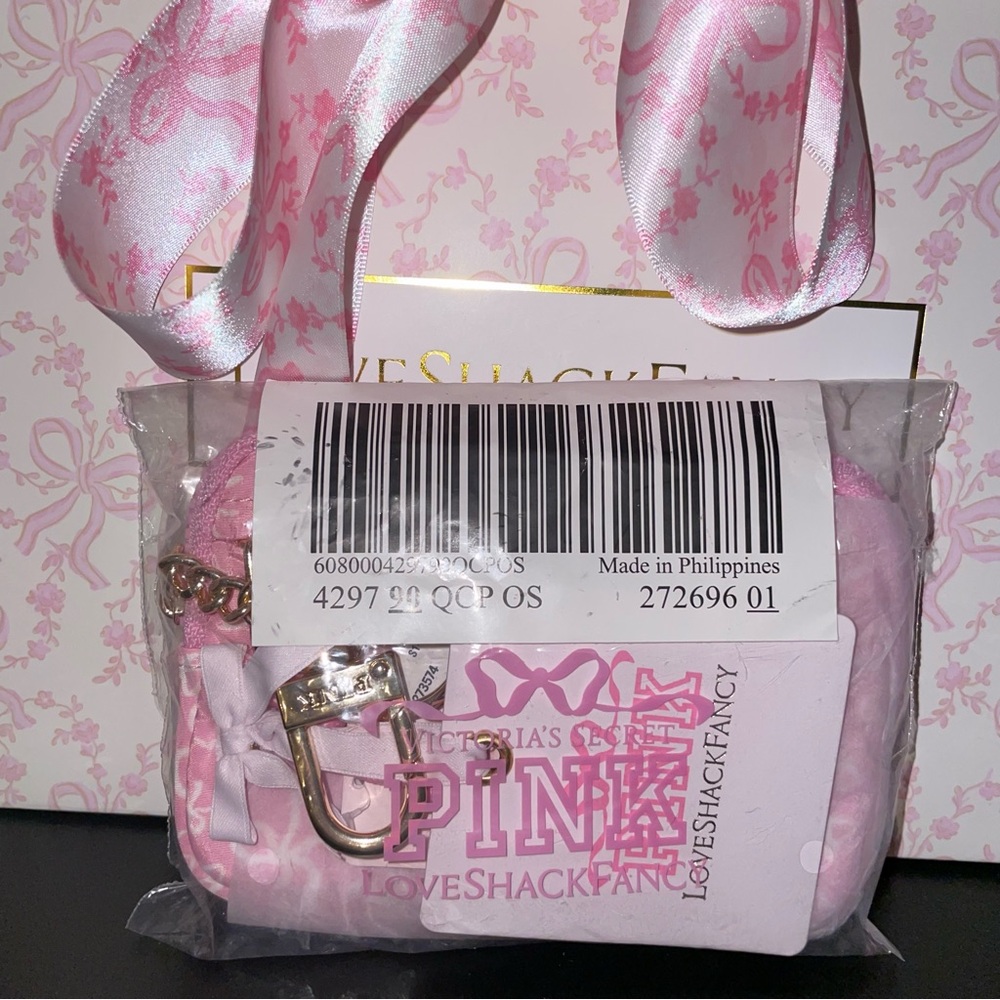 PINK X Loveshackfancy tossed bows card holder - Picture 5 of 5